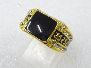 エナメル　クリスタル　指輪(13号)